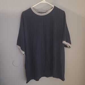 basic editions blue,gray t-shirt size XL